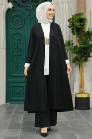 Black Hijab Triple Suit 5223S - 1