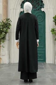 Black Hijab Triple Suit 5223S - 3