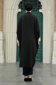 Black Hijab Triple Suit 52261S - 4