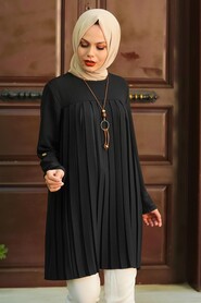 Black Hijab Tunic 10346S - 1