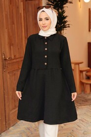 Black Hijab Tunic 1050S - 1