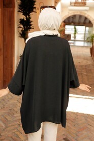 Black Hijab Tunic 1092S - 3