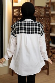 Black Hijab Tunic 1107S - 3