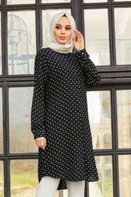 Black Hijab Tunic 11531S - 2