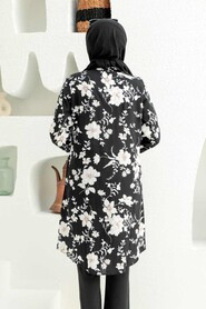 Black Hijab Tunic 11554S - 2