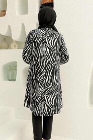 Black Hijab Tunic 11555S - 2