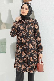 Black Hijab Tunic 11556S - 1