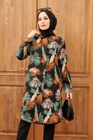 Black Hijab Tunic 11560S - 1