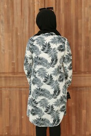 Black Hijab Tunic 11565S - 2