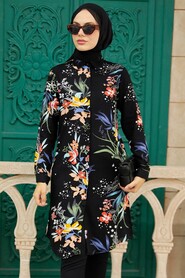 Black Hijab Tunic 11569S - 1