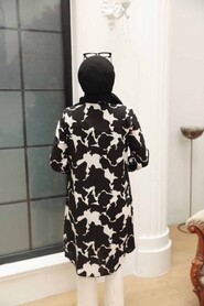 Black Hijab Tunic 11574S - 3