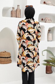 Black Hijab Tunic 11579S - 2