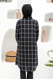 Black Hijab Tunic 11581S - 2