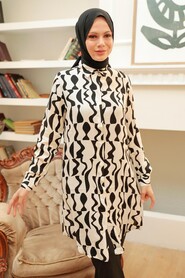 Ecru Hijab Tunic 11589E - 2