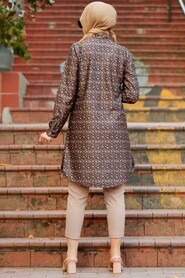 Black Hijab Tunic 11661S - 3