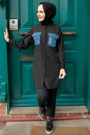 Black Hijab Tunic 130S - 1