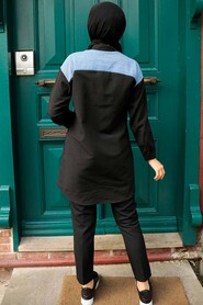 Black Hijab Tunic 130S - 2