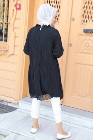 Black Hijab Tunic 14340S - 2