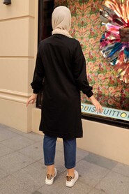 Black Hijab Tunic 16020S - 2