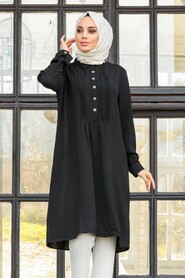 Black Hijab Tunic 20128S - 1