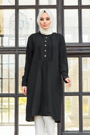 Black Hijab Tunic 20128S - 2