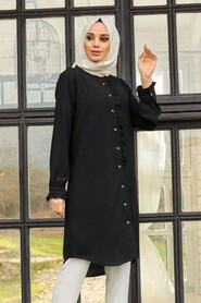 Black Hijab Tunic 20176S - 2