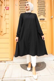 Black Hijab Tunic 2094S - 1