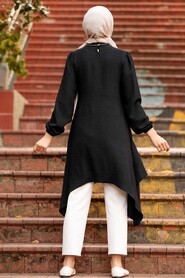Black Hijab Tunic 2420S - 3