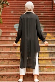 Black Hijab Tunic 24320S - 2