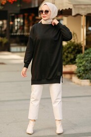 Black Hijab Tunic 30644S 