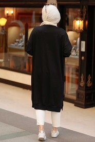 Black Hijab Tunic 30645S - 3