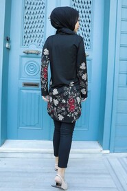 Black Hijab Tunic 358115S - 2