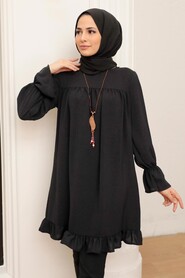 Black Hijab Tunic 40670S - 3