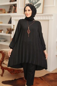 Black Hijab Tunic 4103S - 4