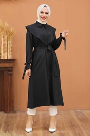 Black Hijab Tunic 43310S - 1