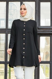 Black Hijab Tunic 501S - 1