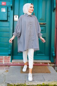 Black Hijab Tunic 5370S - 1