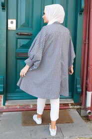Black Hijab Tunic 5370S - 2