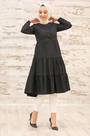 Black Hijab Tunic 5614S - 1