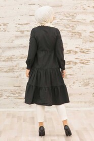 Black Hijab Tunic 5614S - 2