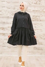 Black Hijab Tunic 5615S - 1