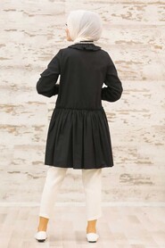 Black Hijab Tunic 5615S - 2