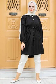 Black Hijab Tunic 5626S - 1
