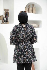 Black Hijab Tunic 56330S - 2