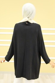 Black Hijab Tunic 567S - 2