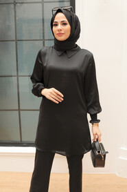 Black Hijab Tunic 56860S - 1