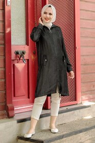 Black Hijab Tunic 89160S - 1
