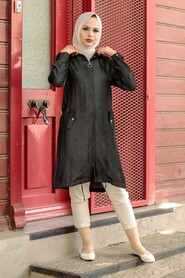 Black Hijab Tunic 89160S - 2