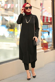Black Hijap Tunic 4000S - 1