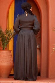 Black Modest Gown 45191S - 5